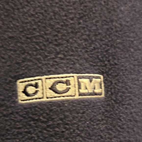 CCM Dark Blue Zip-up Fleece (Medium) - Picture 3 of 4